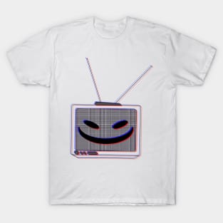 creepy broken TV T-Shirt